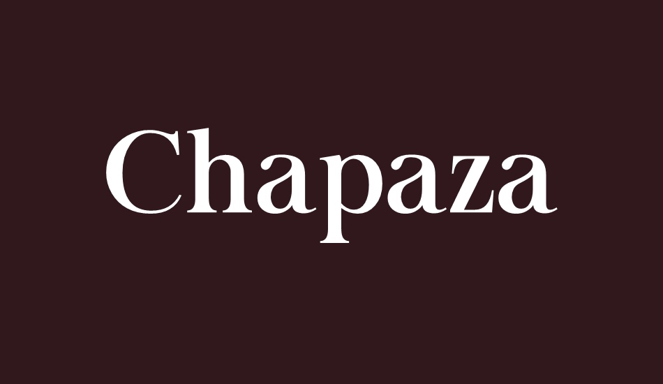 chapaza font big