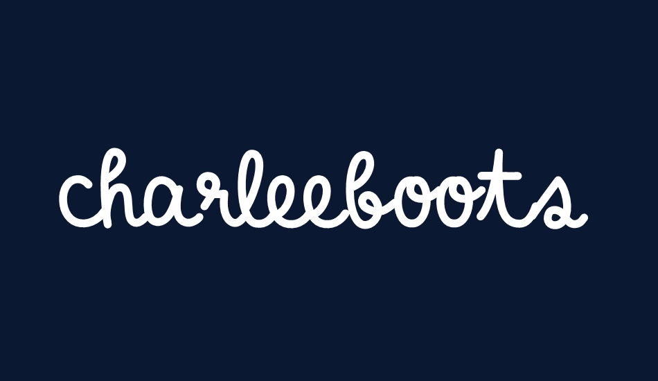 charleeboots font big