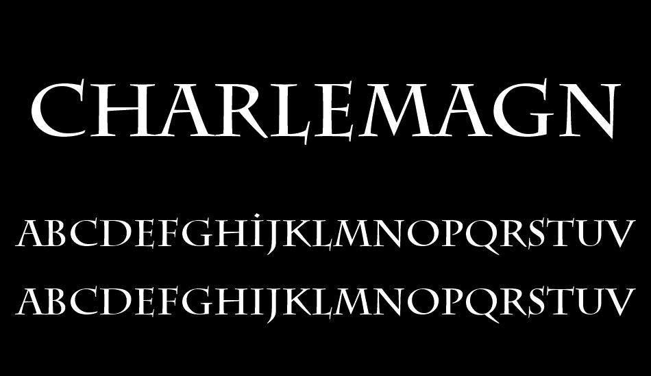 charlemagne-t- font
