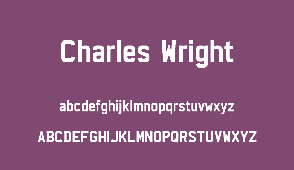 charles-wright font