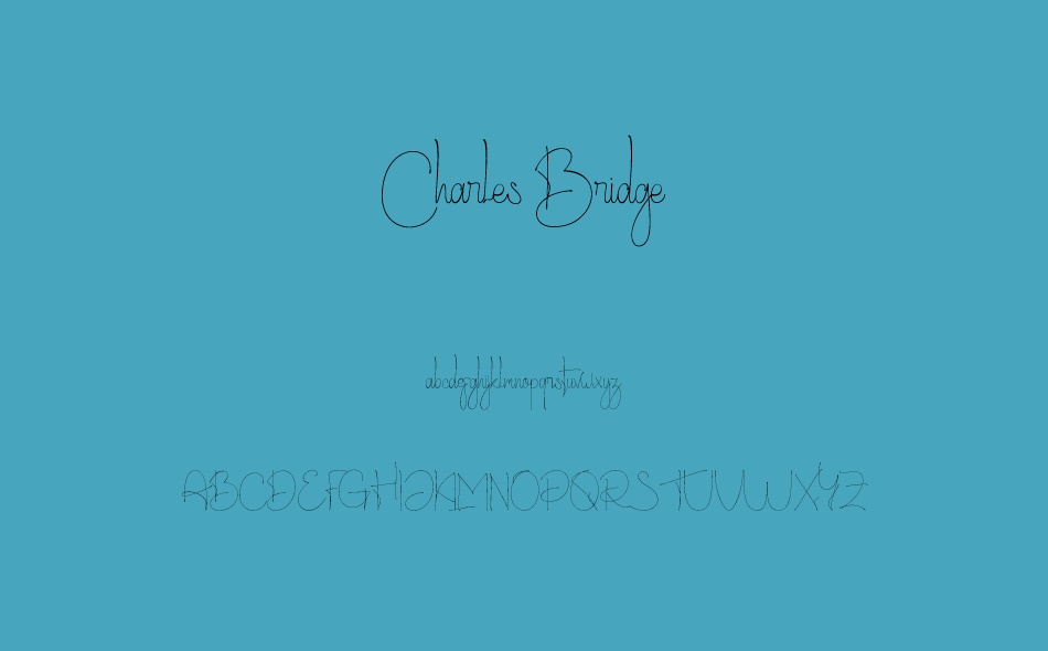 Charles Bridge font