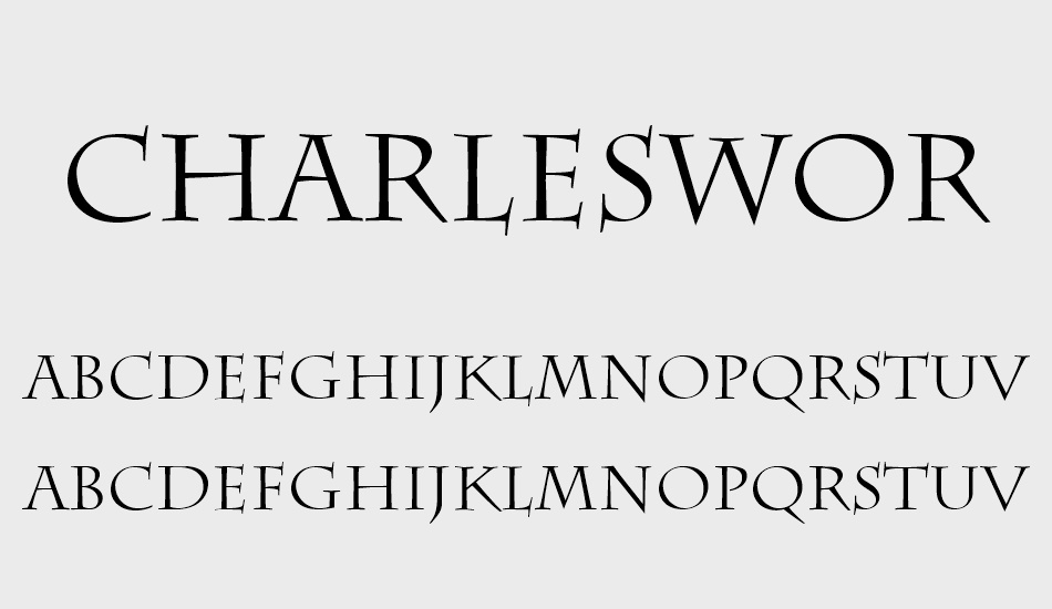 charlesworth font