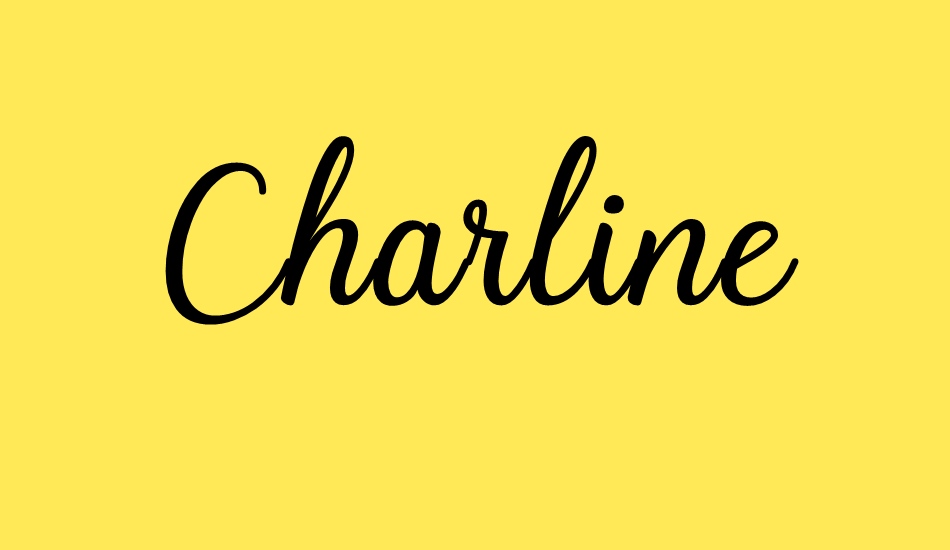 charline font big