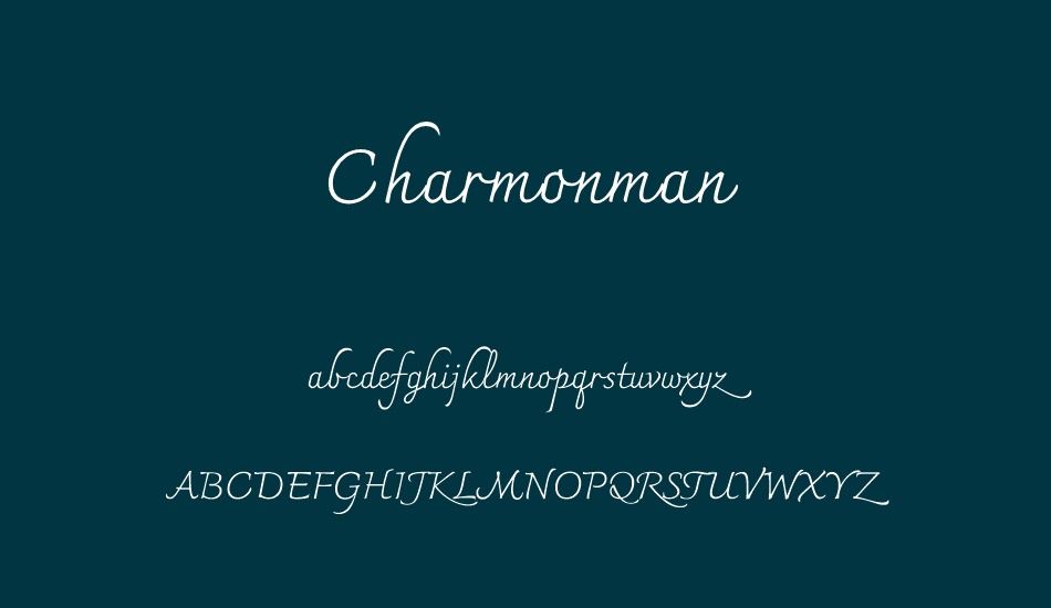 charmonman font