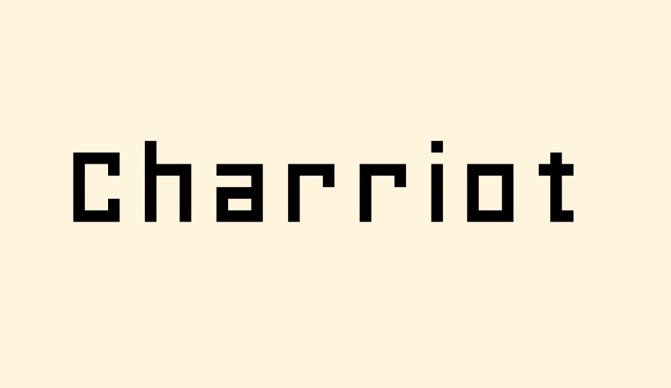 charriot-deluxe font big