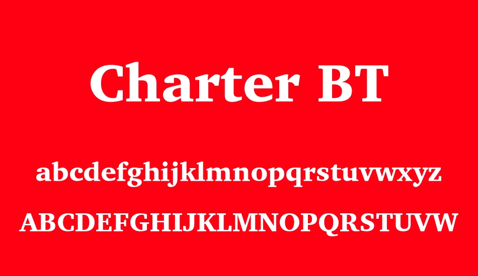 charter-bt font