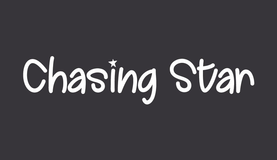 chasing-stars font big