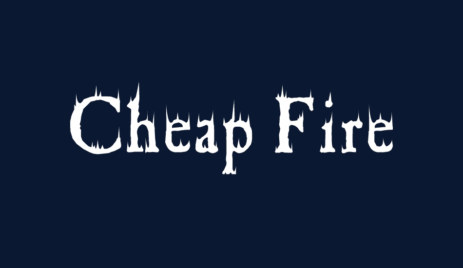 cheap-fire font big