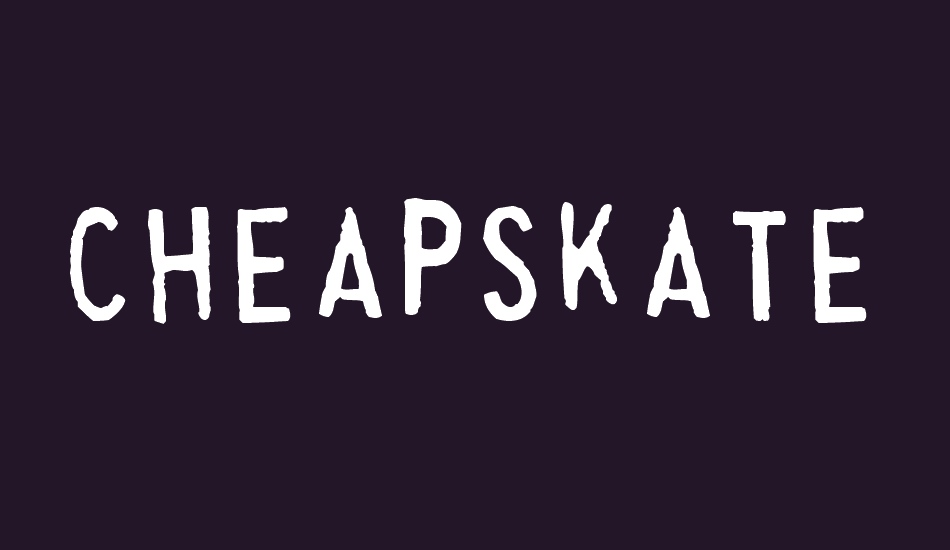 cheapskate-fill font big