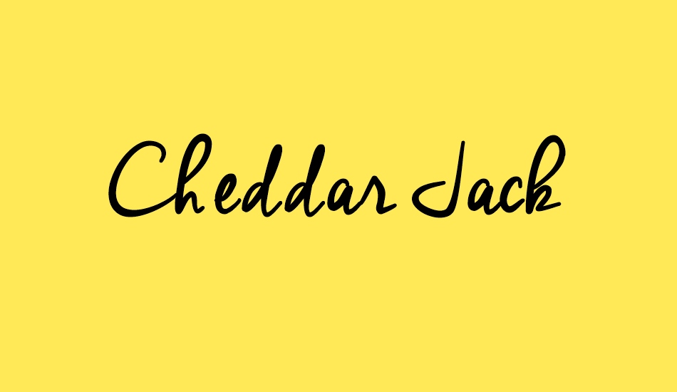 cheddar-jack font big