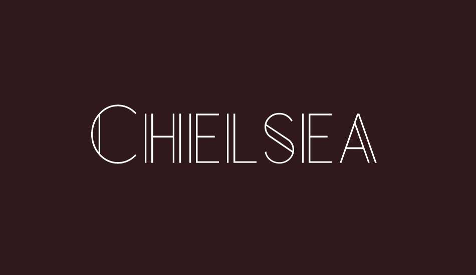 Chelsea font - Font Tr