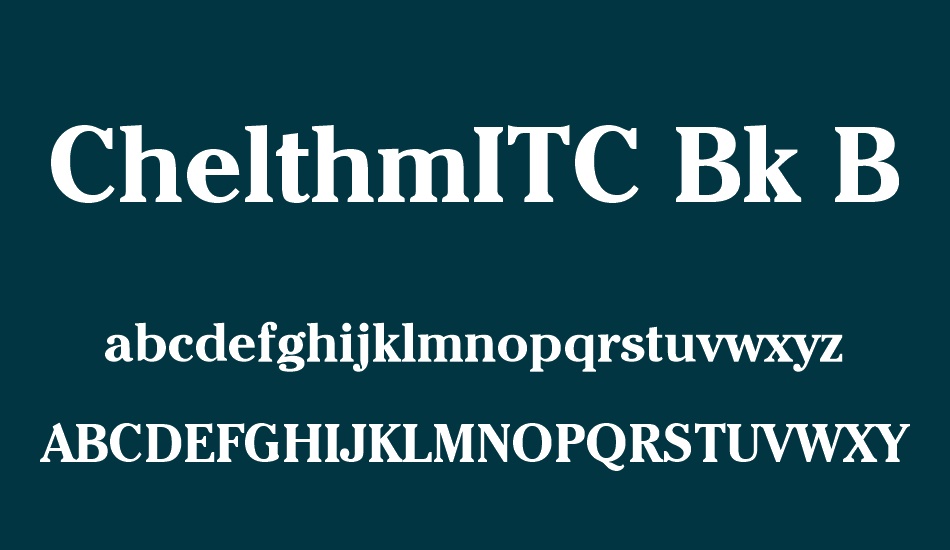 chelthmıtc-bk-bt font