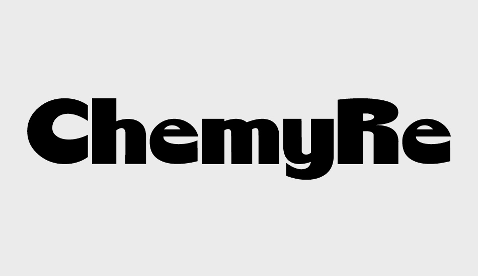 chemyretro font big