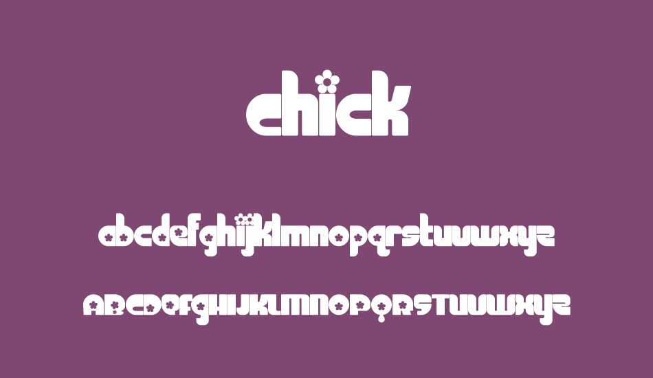 chick font