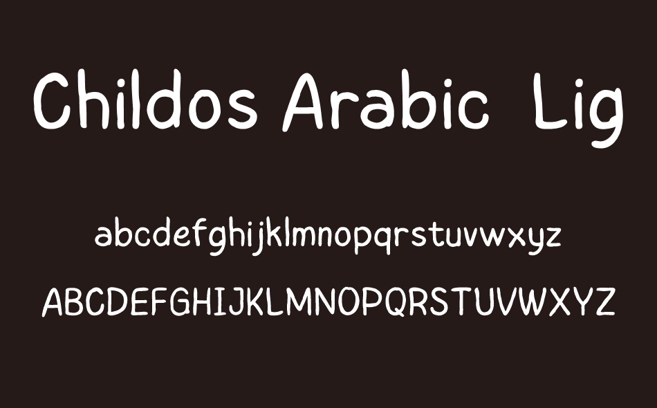 Childos Arabic DEMO font