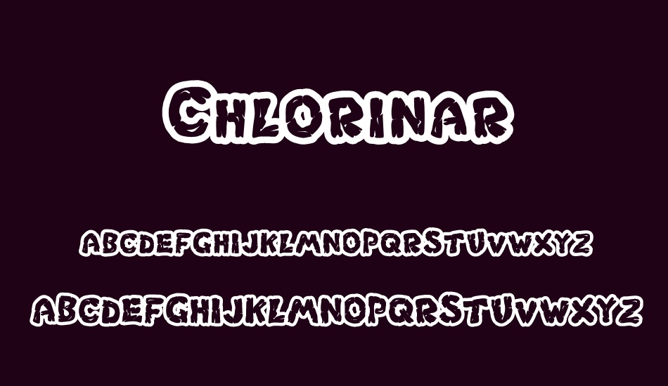 chlorinar font
