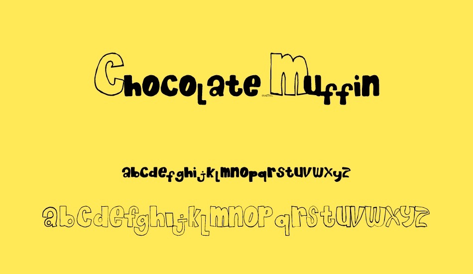 chocolate-muffin font