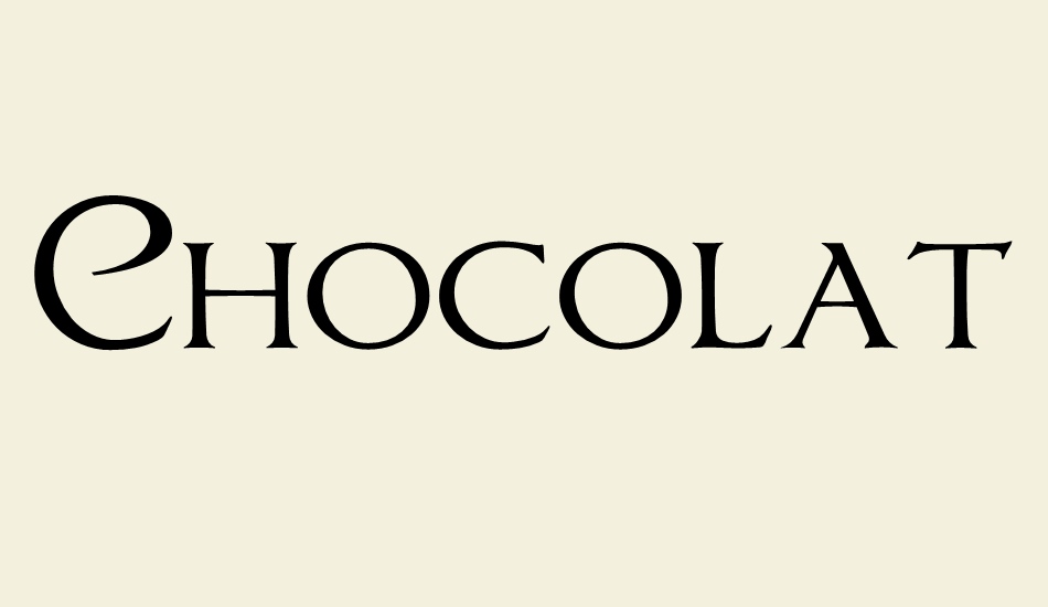 chocolatebox font big