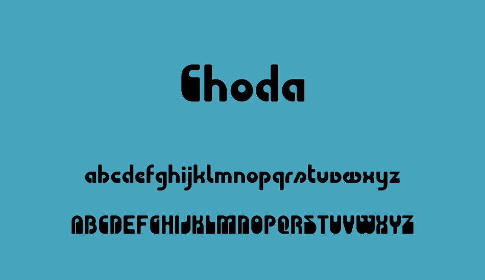 choda font