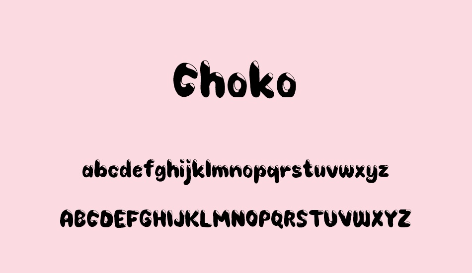 choko font