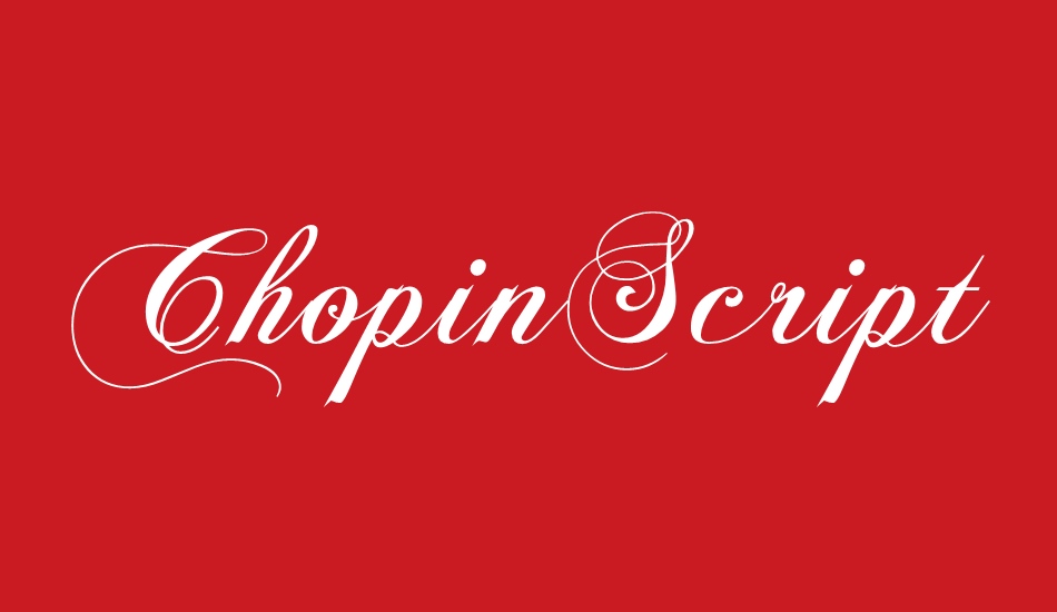 chopinscript font big