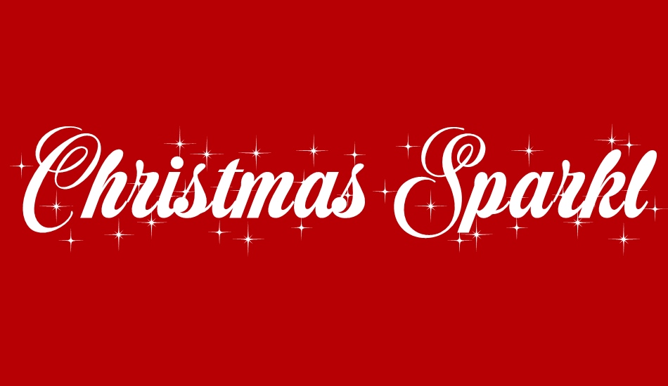 christmas-sparkle-personal-use font big