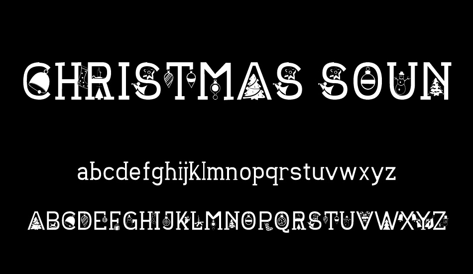 chrıstmas-sounds font