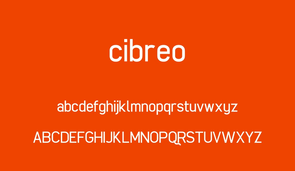 cibreo font