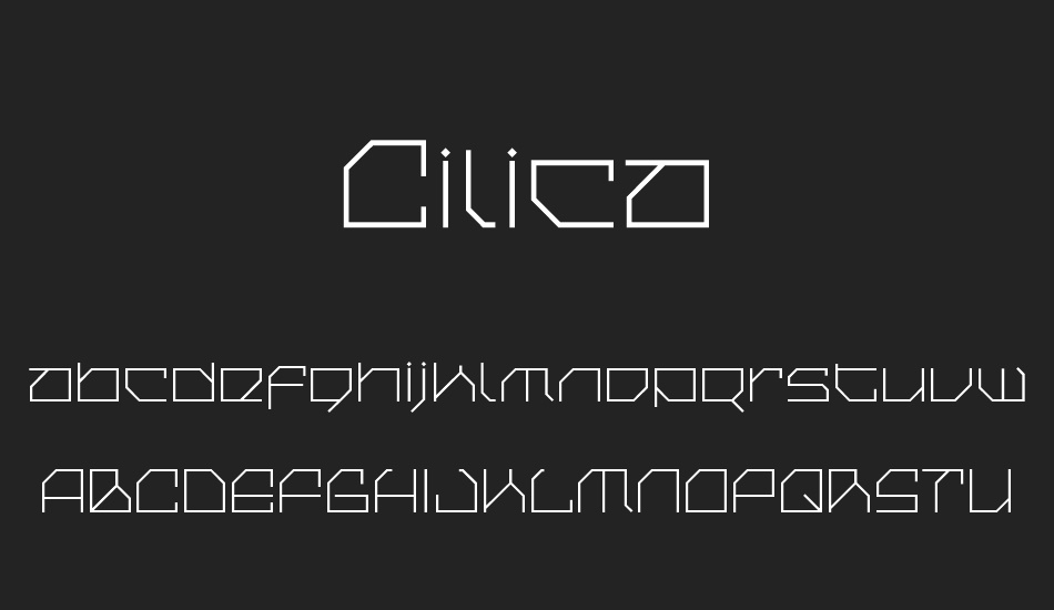 cilica font
