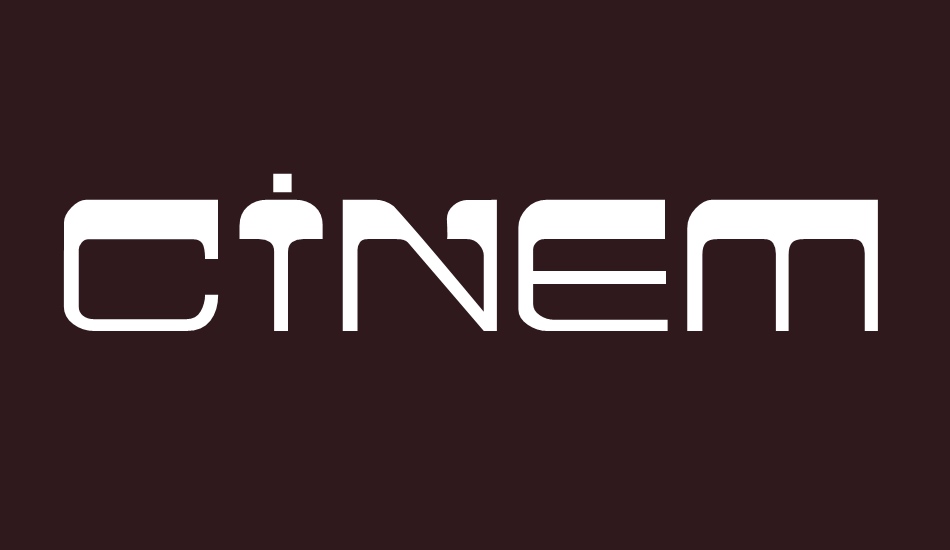 cinema font big