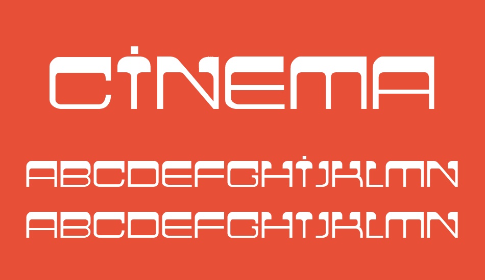 cinema font