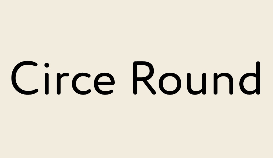 circe-rounded font big