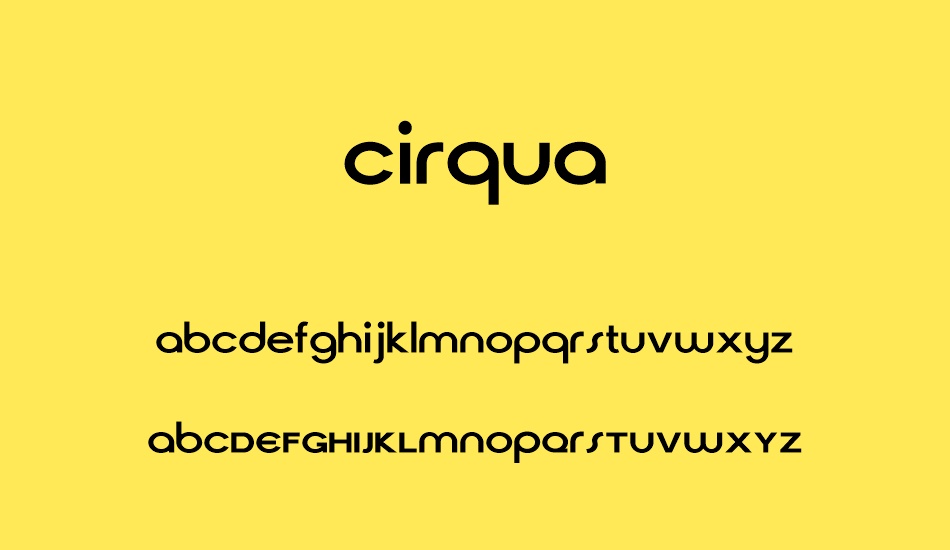 cirqua font