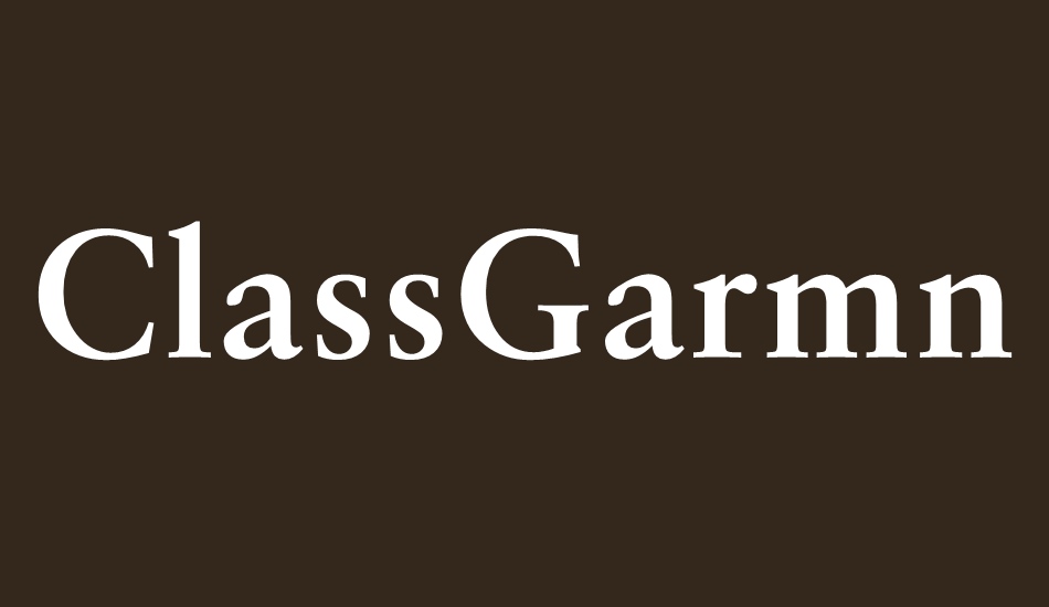 classgarmnd-bt font big