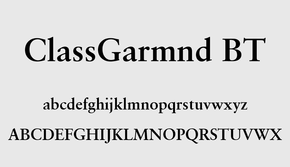 classgarmnd-bt font