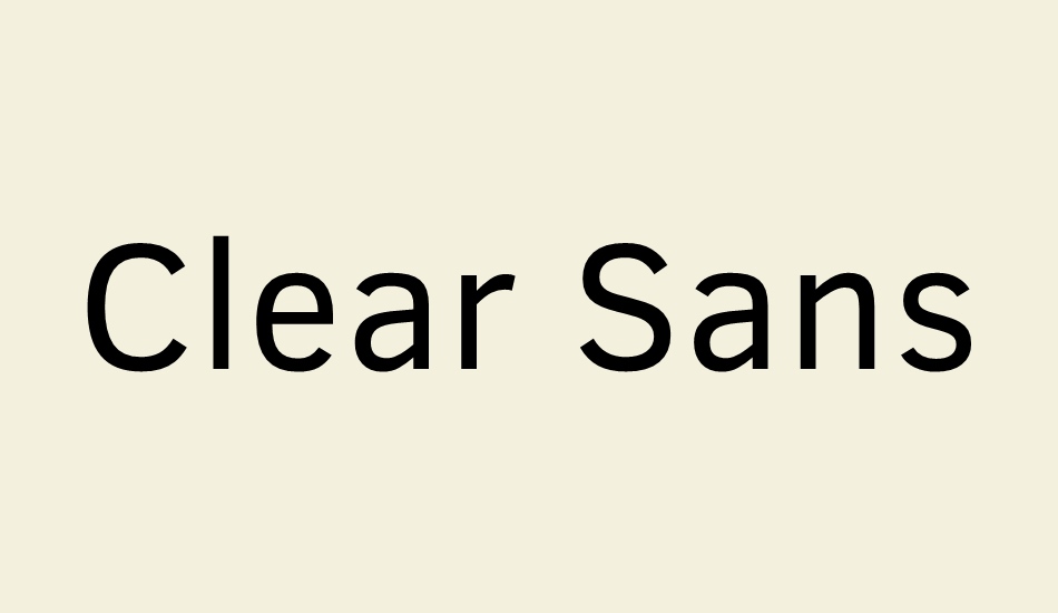 clear-sans font big