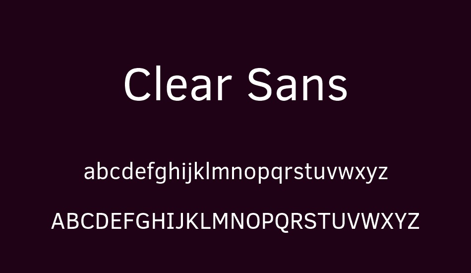 clear-sans font