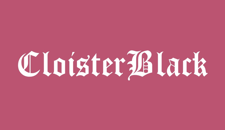 cloisterblack-bt font big