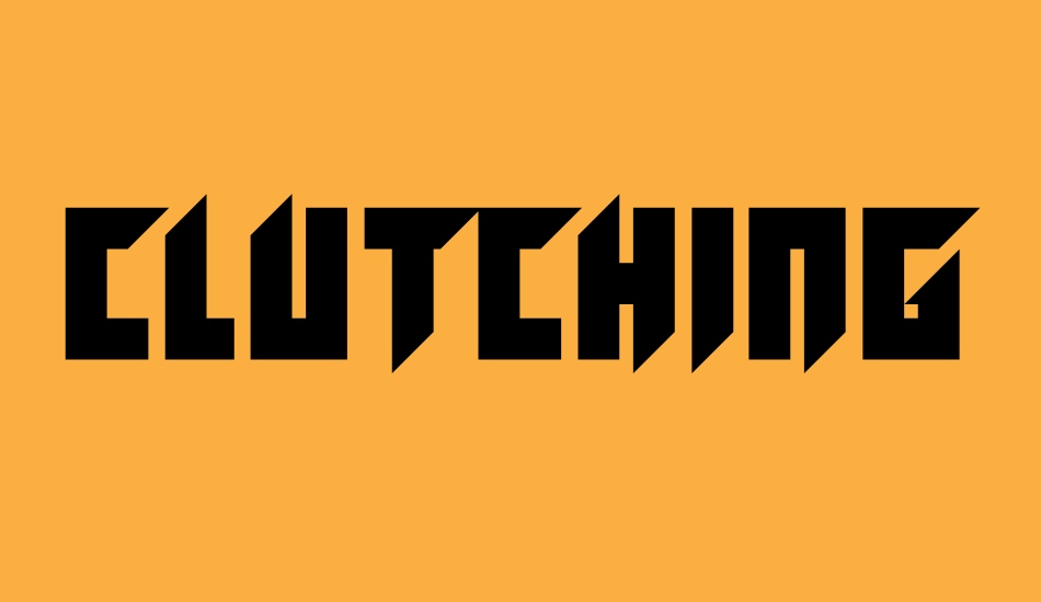 clutching-toth font big