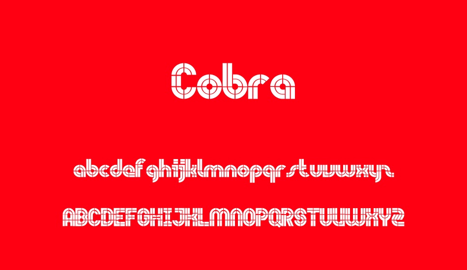 cobra font