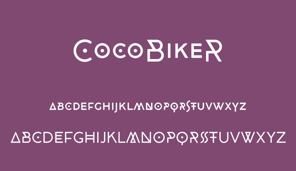 cocobiker font