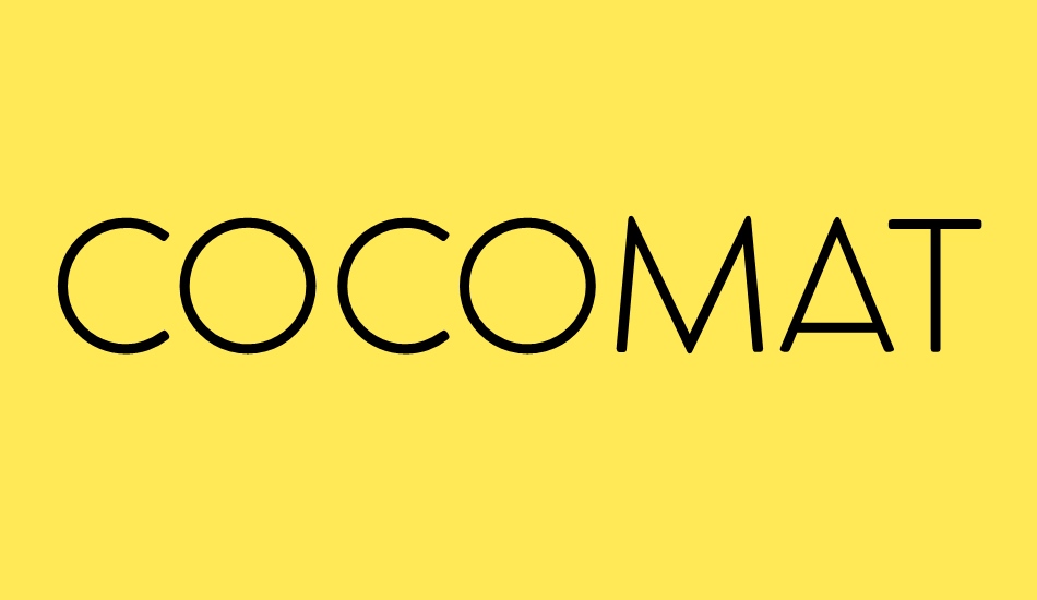 cocomat font big