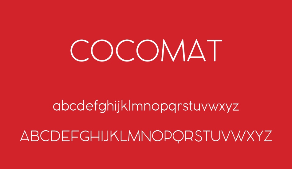 cocomat font