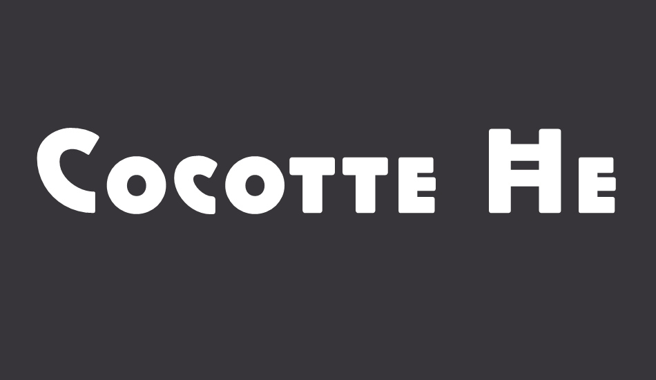 cocotte-heavy font big