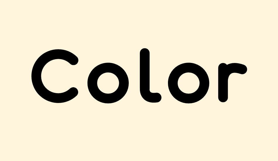 colortube font big