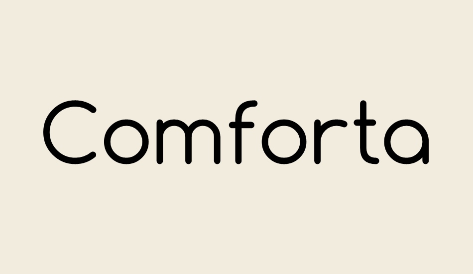 comfortaa font big