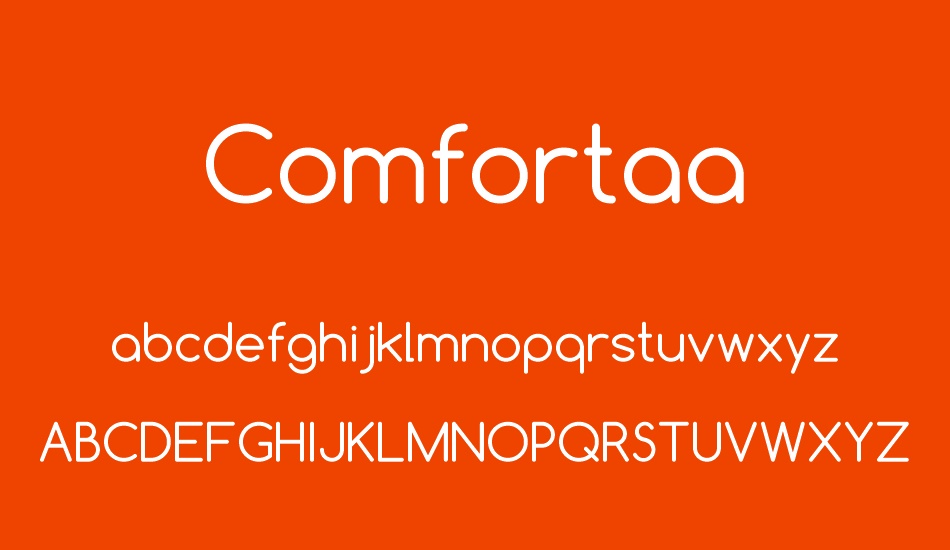 comfortaa font