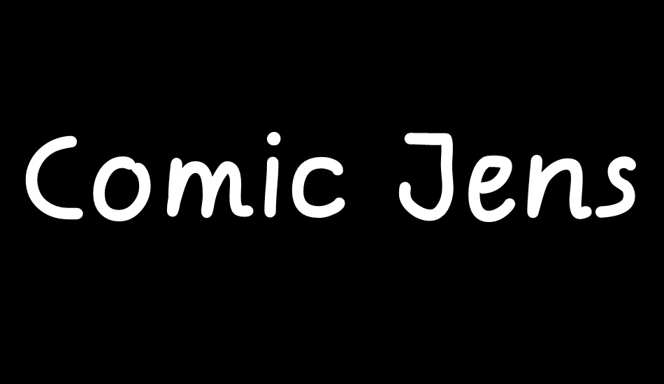 comic-jens font big