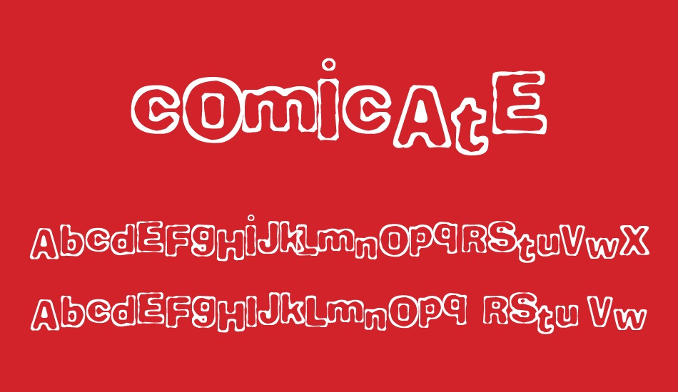 comicate font