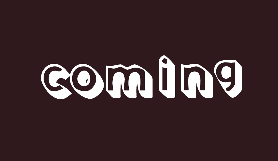 coming-soon font big